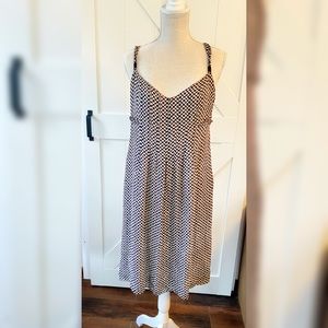 Tory Burch flowy summer silk dress flower print